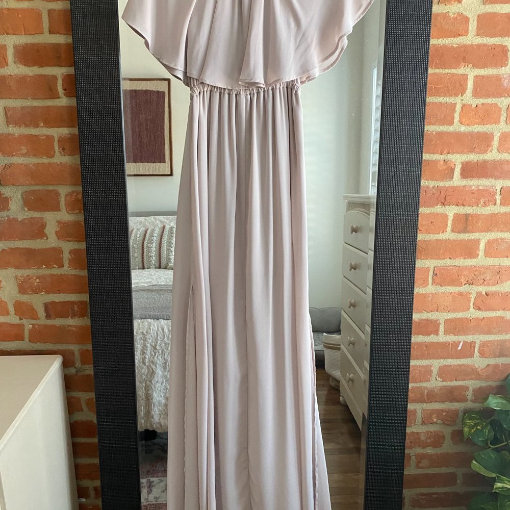 Show Me Your MuMu Hacienda Maxi Dress (Color: Show Me The Ring Crisp) - Size XS - Picture 3 of 5